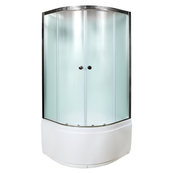 Душевая кабина Avacan 110x110 см D511S, хром/матовое (безсиликоновая сборка) - фото 2