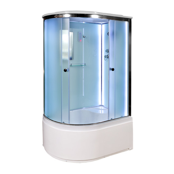 Душевая кабина Avacan 120x90 см D512SRLED, хром/матовое (безсиликоновая сборка) - фото 2