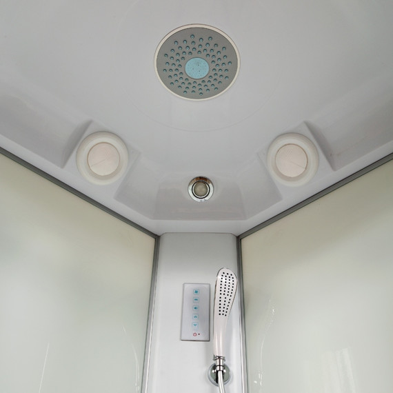 Гидробокс Avacan 100x100 см L910GM+EL, хром/матовое (безсиликоновая сборка) - фото 8