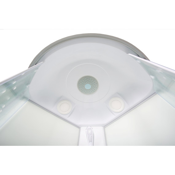 Душевая кабина Avacan 100x100 см L910EL, хром/матовое (безсиликоновая сборка) - фото 5