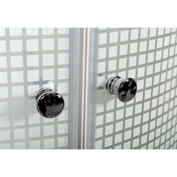 Гидробокс Avacan 80x80 см L980GM, хром/узор (безсиликоновая сборка) - фото 6