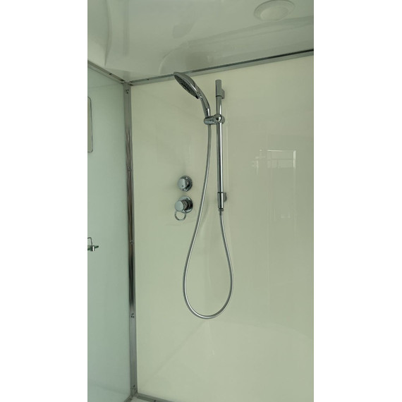 Душевая кабина Avacan 120x90 см D512SRLED, хром/матовое (безсиликоновая сборка) - фото 15