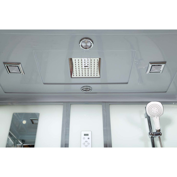 Гидробокс Avacan 150x85 см V150, хром/прозрачное (безсиликоновая сборка) - фото 5