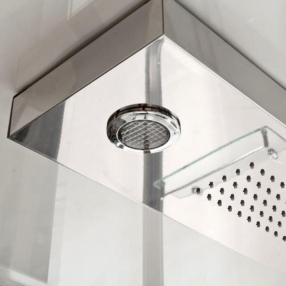 Гидробокс Avacan 120x90 см Z122, хром/прозрачное (безсиликоновая сборка) - фото 9