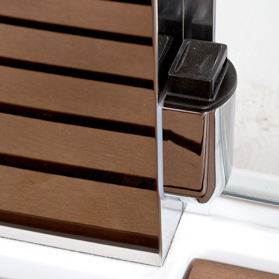 Гидробокс Avacan 100x100 см Z111STEAM, хром/прозрачное (безсиликоновая сборка) - фото 13