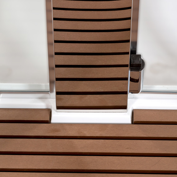 Гидробокс Avacan 100x100 см Z111STEAM, хром/прозрачное (безсиликоновая сборка) - фото 14