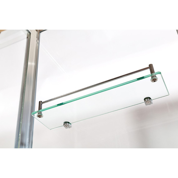 Гидробокс Avacan 100x100 см Z111STEAM, хром/прозрачное (безсиликоновая сборка) - фото 16