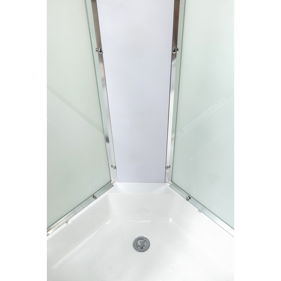 Душевая кабина Avacan 110x110 см EM3011N, хром/узор (безсиликоновая сборка) - фото 16