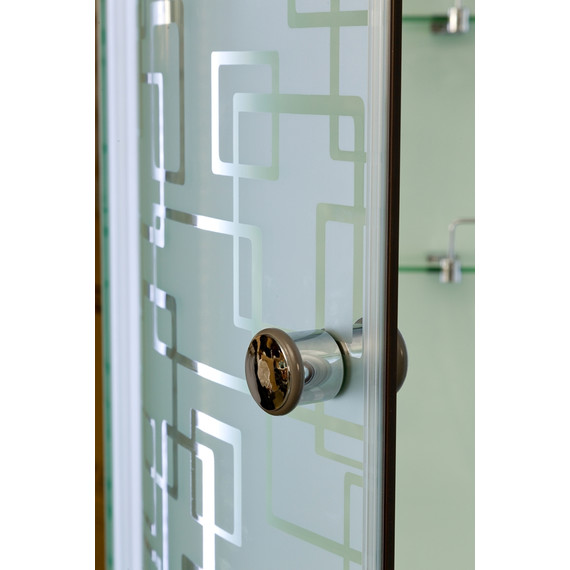 Гидробокс Avacan 120x90 см EM2012RNLED+GM, хром/узор (безсиликоновая сборка) - фото 8