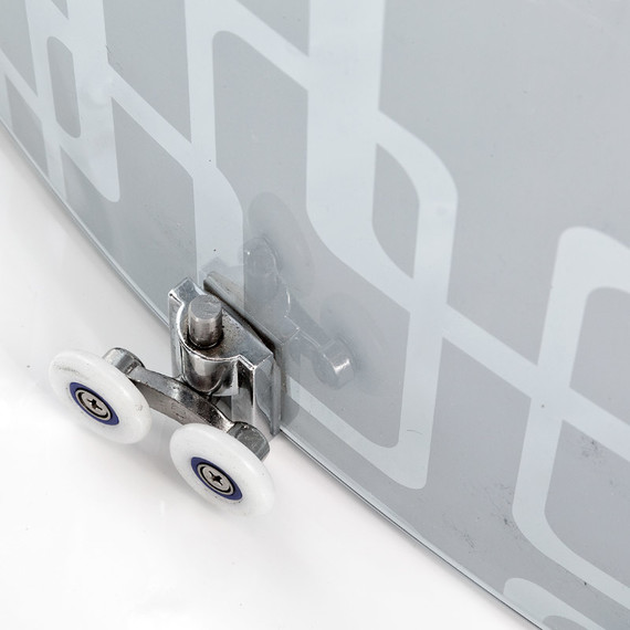 Гидробокс Avacan 110x110 см EM3011GM, хром/узор (безсиликоновая сборка) - фото 9