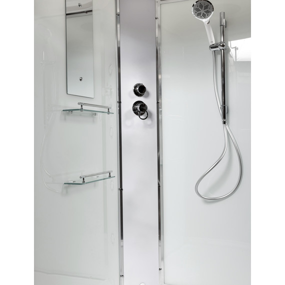 Душевая кабина Avacan 120x90 см EM5012L, хром/узор (безсиликоновая сборка) - фото 8