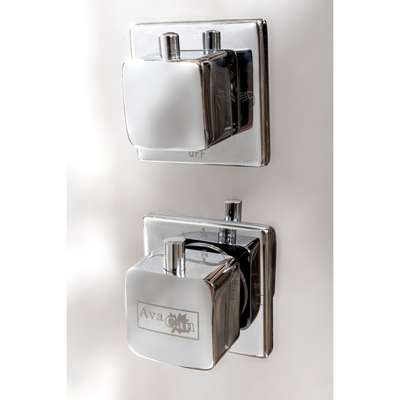 Гидробокс Avacan 100x100 см Z111, хром/прозрачное (безсиликоновая сборка) - фото 8