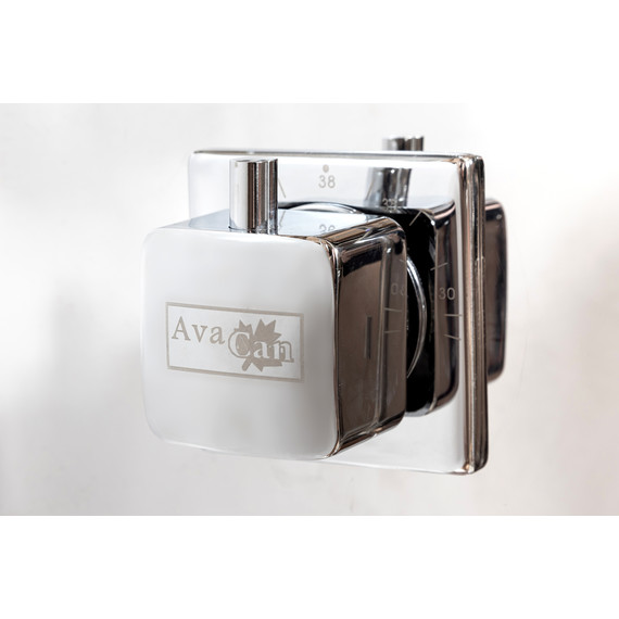 Гидробокс Avacan 120x90 см Z122MT, хром/прозрачное (безсиликоновая сборка) - фото 9