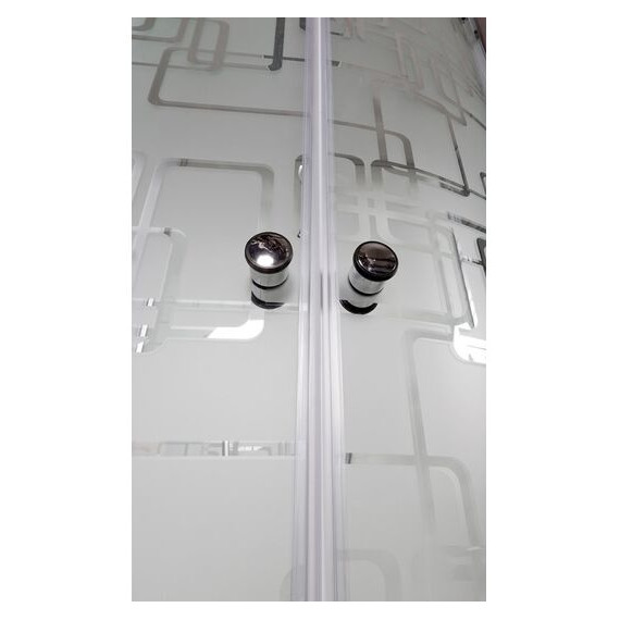 Душевая кабина Avacan 120x90 см EM2012REL, хром/узор (безсиликоновая сборка) - фото 7