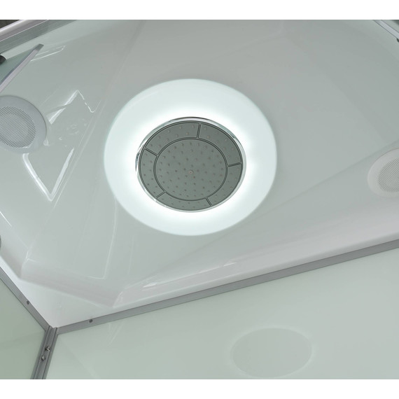 Гидробокс Avacan 120x80 см D2012LLED, хром/матовое (безсиликоновая сборка) - фото 12