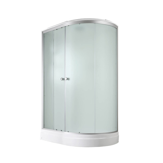 Гидробокс Avacan 120x80 см D2012LLED, хром/матовое (безсиликоновая сборка) - фото 3