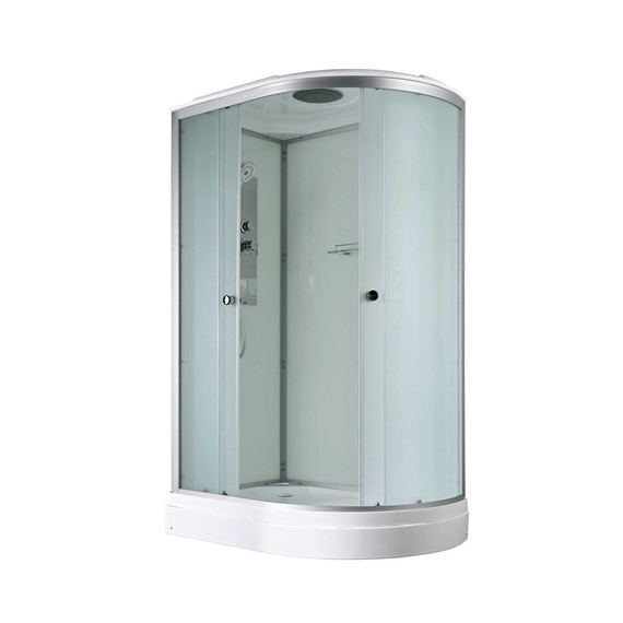 Душевая кабина Avacan 120x80 см D2012L, хром/матовое (безсиликоновая сборка) - фото 