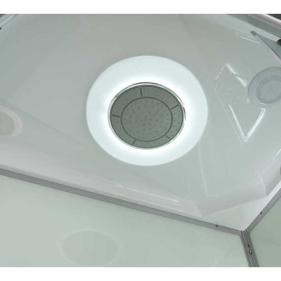 Гидробокс Avacan 120x80 см D2012RLED, хром/матовое (безсиликоновая сборка) - фото 15