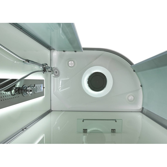 Гидробокс Avacan 120x80 см D3012LLED, хром/матовое (безсиликоновая сборка) - фото 11