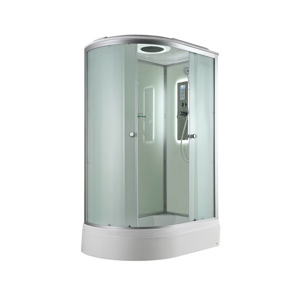 Гидробокс Avacan 120x80 см D3012RLED, хром/матовое (безсиликоновая сборка) - фото 