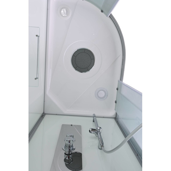 Душевая кабина Avacan 120x80 см D3012R, хром/матовое (безсиликоновая сборка) - фото 8