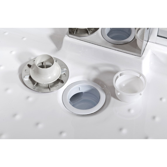 Гидробокс Avacan 100x100 см Z111, хром/прозрачное (безсиликоновая сборка) - фото 19