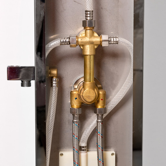 Гидробокс Avacan 120x90 см Z122MT, хром/прозрачное (безсиликоновая сборка) - фото 12