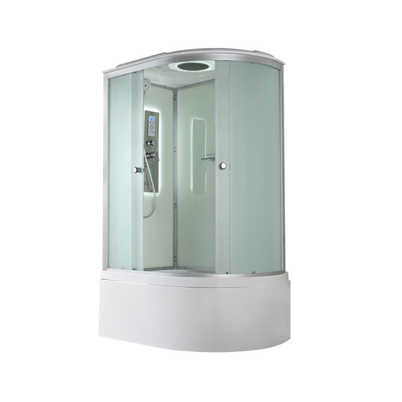 Гидробокс Avacan 120x80 см D5012LLED, хром/матовое (безсиликоновая сборка) - фото 