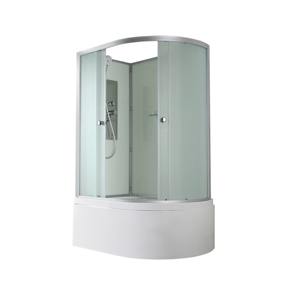Душевая кабина Avacan 120x80 см D5012LN, хром/матовое (безсиликоновая сборка) - фото 
