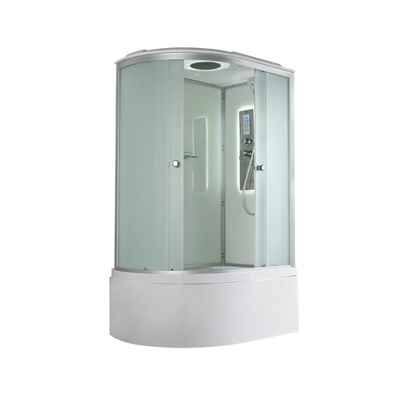 Гидробокс Avacan 120x80 см D5012RLED, хром/матовое (безсиликоновая сборка) - фото 