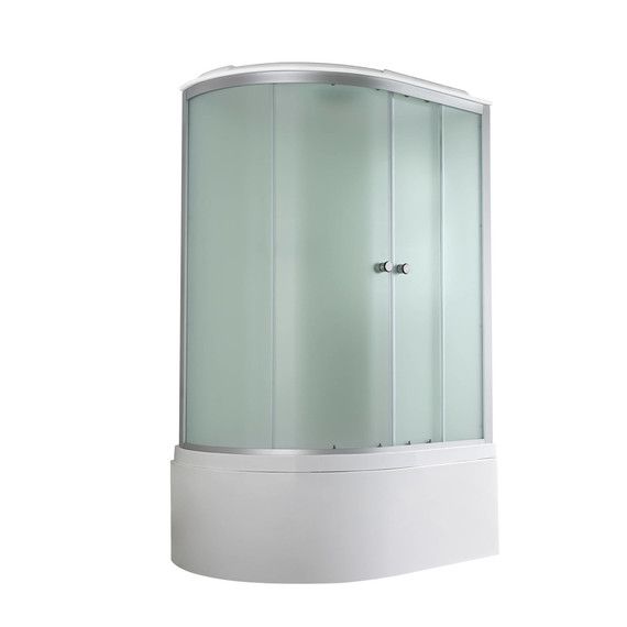 Гидробокс Avacan 120x80 см D5012RLED, хром/матовое (безсиликоновая сборка) - фото 4