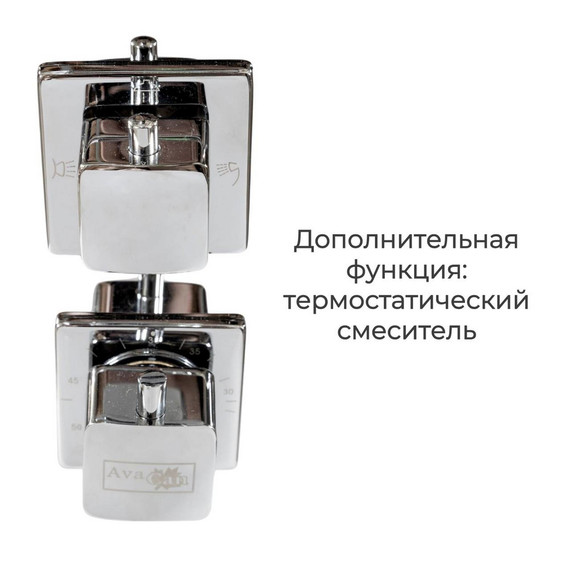 Гидробокс Avacan 120x80 см D5012RLED, хром/матовое (безсиликоновая сборка) - фото 20