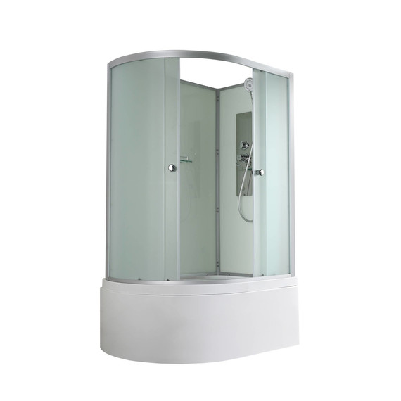 Душевая кабина Avacan 120x80 см D5012RN, хром/матовое (безсиликоновая сборка) - фото 