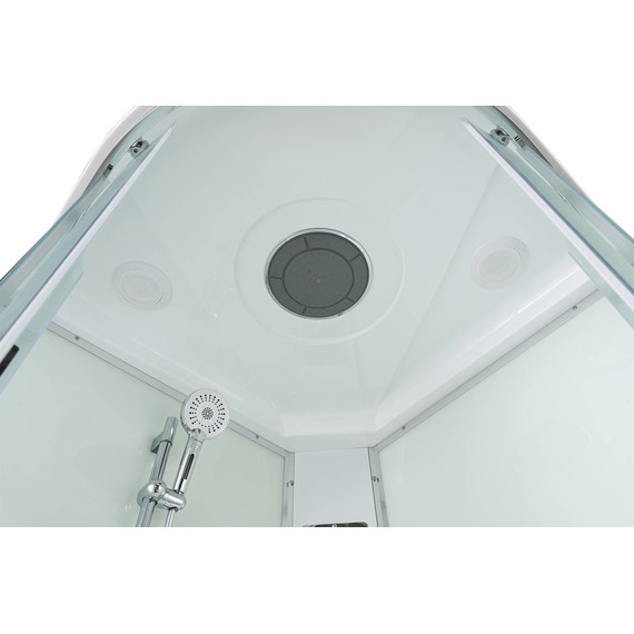 Душевая кабина Avacan 100x100 см EM2010T, хром/прозрачное (безсиликоновая сборка) - фото 11