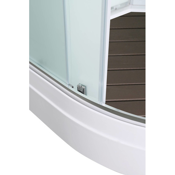 Гидробокс Avacan 80x80 см EM2080LED, хром/матовое (безсиликоновая сборка) - фото 21