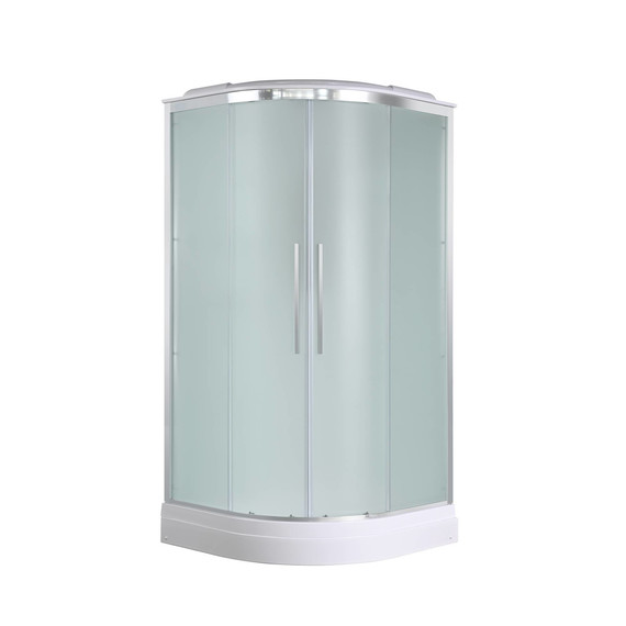 Гидробокс Avacan 90x90 см EM2090LED, хром/матовое (безсиликоновая сборка) - фото 3