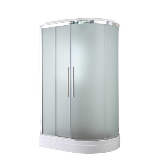 Гидробокс Avacan 110x80 см EM2811LLED, хром/матовое (безсиликоновая сборка) - фото 4