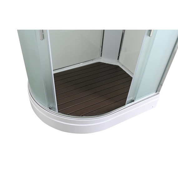 Гидробокс Avacan 110x80 см EM2811RLED, хром/матовое (безсиликоновая сборка) - фото 9