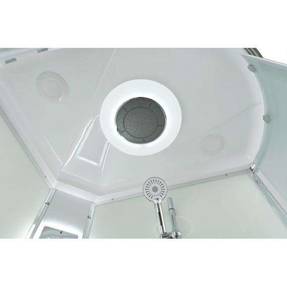 Гидробокс Avacan 120x80 см EM2812LLED, хром/матовое (безсиликоновая сборка) - фото 8