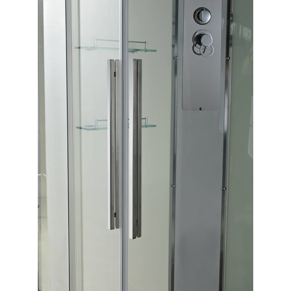 Душевая кабина Avacan 120x80 см EM2812LT, хром/прозрачное (безсиликоновая сборка) - фото 14