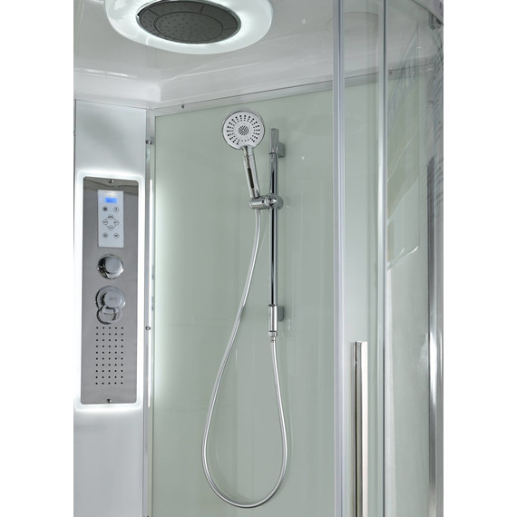 Гидробокс Avacan 120x90 см EM2912LLEDT, хром/прозрачное (безсиликоновая сборка) - фото 16