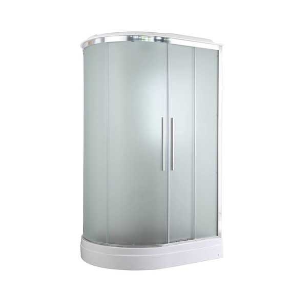 Гидробокс Avacan 120x90 см EM2912RLED, хром/матовое (безсиликоновая сборка) - фото 4