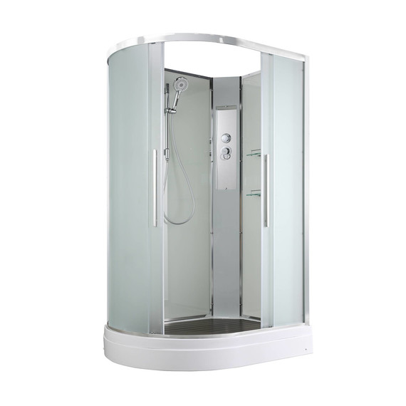 Душевая кабина Avacan 120x90 см EM2912RN, хром/матовое (безсиликоновая сборка) - фото 