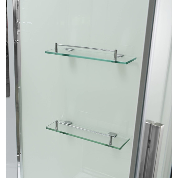 Душевая кабина Avacan 90x90 см EM3090T, хром/прозрачное (безсиликоновая сборка) - фото 12