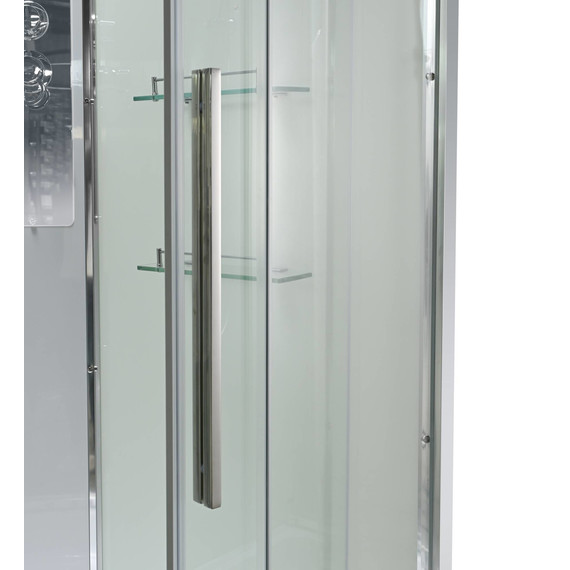 Душевая кабина Avacan 90x90 см EM3090T, хром/прозрачное (безсиликоновая сборка) - фото 13