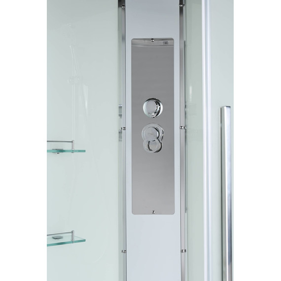 Душевая кабина Avacan 90x90 см EM3090T, хром/прозрачное (безсиликоновая сборка) - фото 8