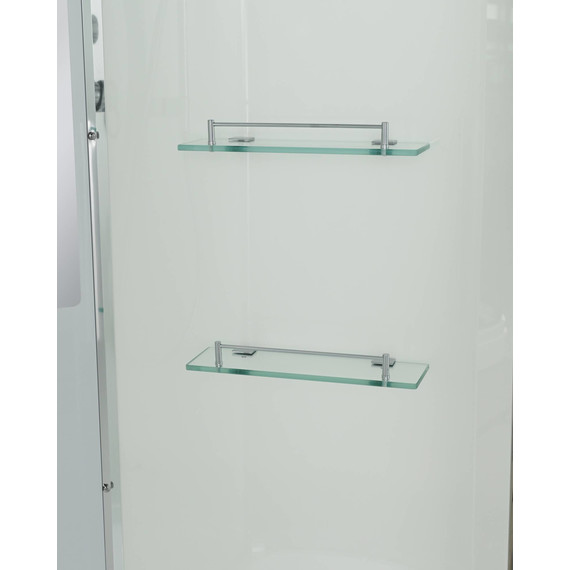 Гидробокс Avacan 120x80 см EM3812RLED, хром/матовое (безсиликоновая сборка) - фото 16