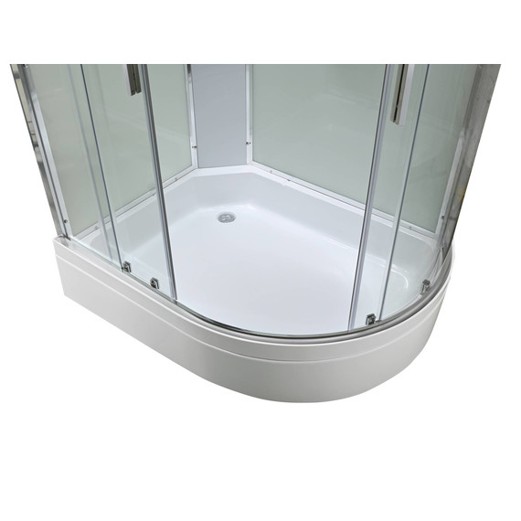 Гидробокс Avacan 120x80 см EM3812LLEDT, хром/прозрачное (безсиликоновая сборка) - фото 18