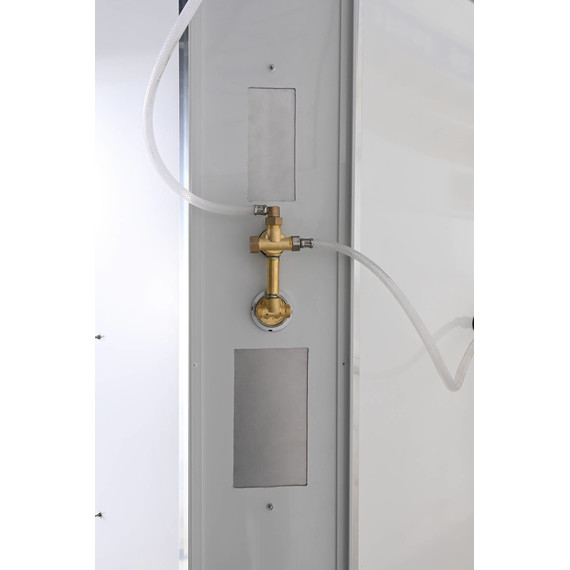 Душевая кабина Avacan 120x80 см EM3812LN, хром/матовое (безсиликоновая сборка) - фото 9