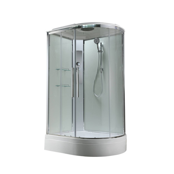 Душевая кабина Avacan 120x80 см EM3812LT, хром/прозрачное (безсиликоновая сборка) - фото 3